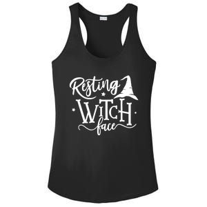 Salem Resting Witch Face Halloween Gift Ladies PosiCharge Competitor Racerback Tank