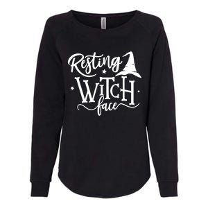 Salem Resting Witch Face Halloween Gift Womens California Wash Sweatshirt