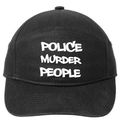 Shellyne Rodriguez Wearing Police Murder People 7-Panel Snapback Hat