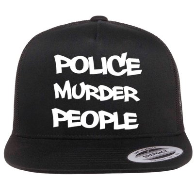 Shellyne Rodriguez Wearing Police Murder People Flat Bill Trucker Hat