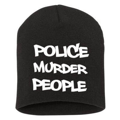 Shellyne Rodriguez Wearing Police Murder People Short Acrylic Beanie