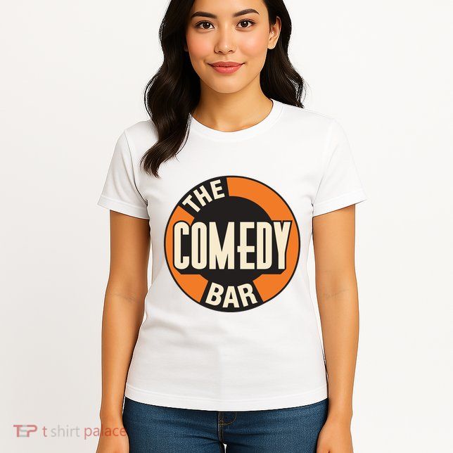Sam Ramsdell Wearing The Comedy Bar Women's T-Shirt