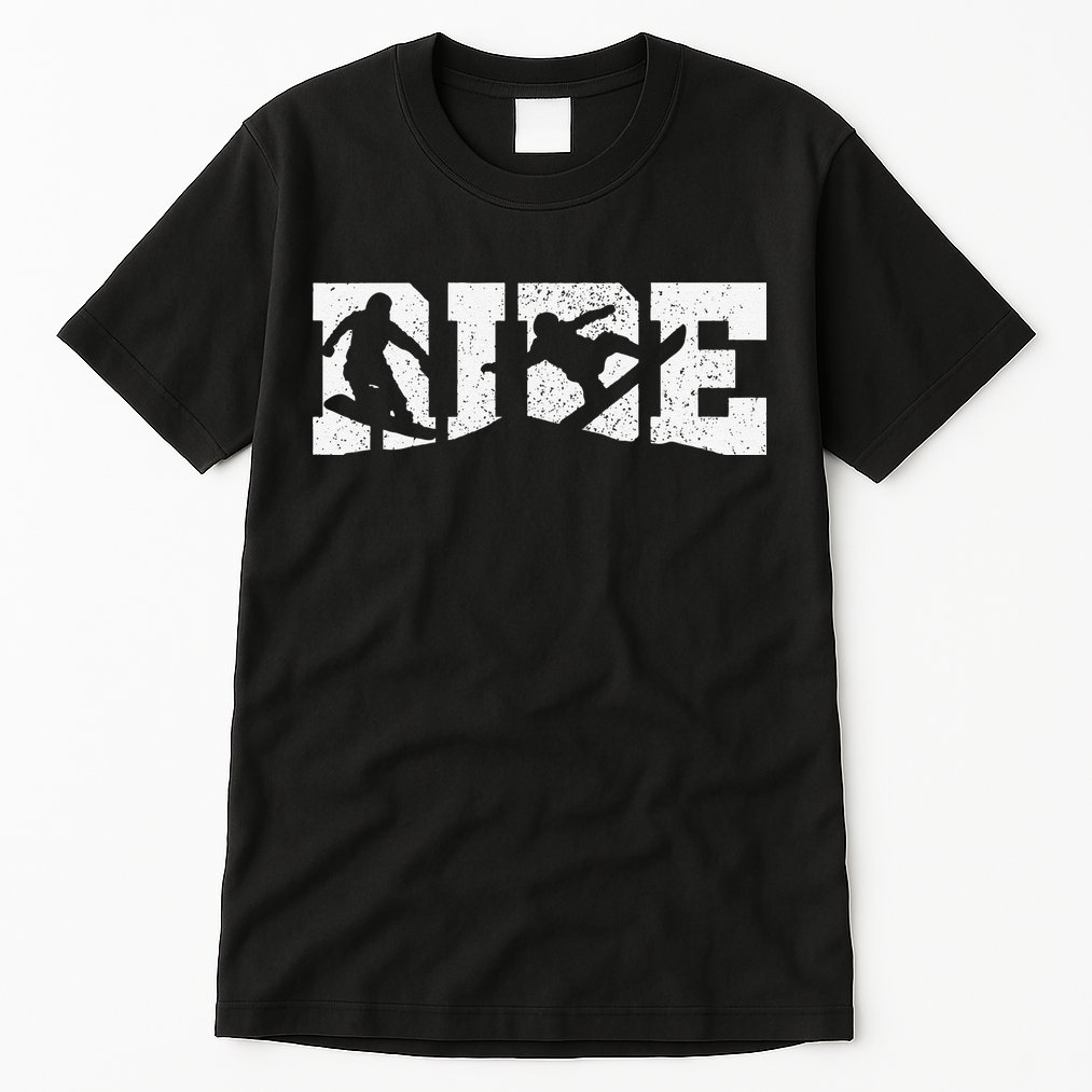 Snowboard RIDE Winter Sports Snowboarding  Tall T-Shirt