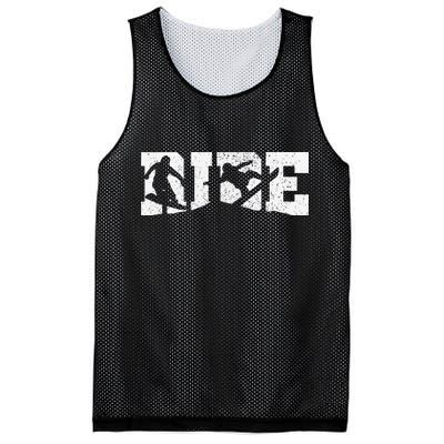 Snowboard RIDE Winter Sports Snowboarding  Mesh Reversible Basketball Jersey Tank