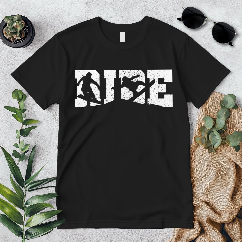 Snowboard RIDE Winter Sports Snowboarding  Premium T-Shirt