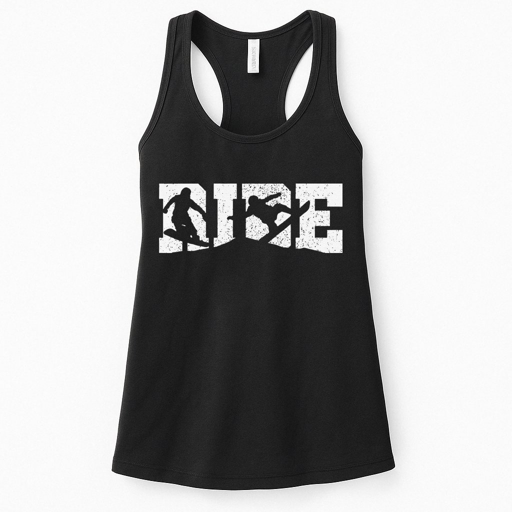 Snowboard RIDE Winter Sports Snowboarding  Womens Tank Top
