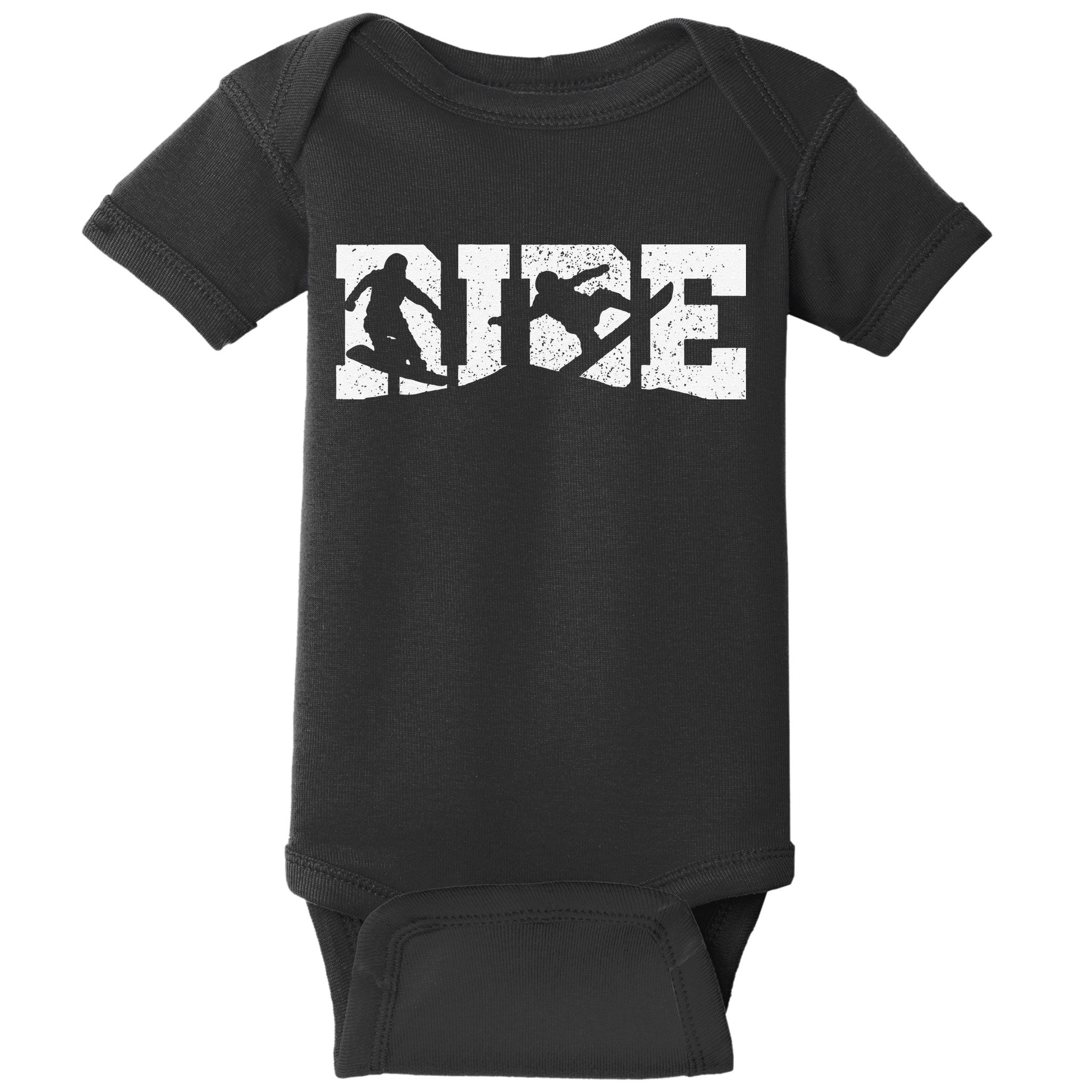 Snowboard RIDE Winter Sports Snowboarding  Baby Bodysuit