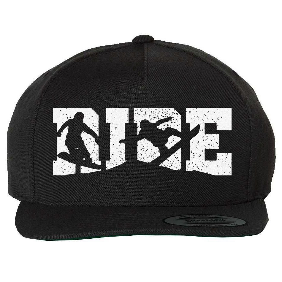 Snowboard RIDE Winter Sports Snowboarding  Wool Snapback Cap