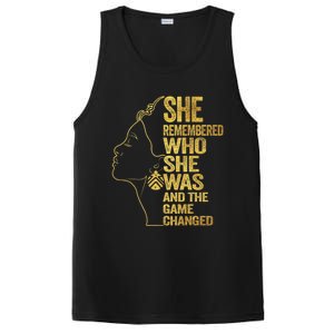 She Remembered Who She Was And The Game Changed Cute Gift PosiCharge Competitor Tank