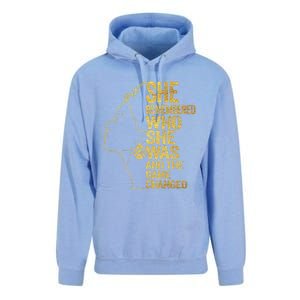 She Remembered Who She Was And The Game Changed Cute Gift Unisex Surf Hoodie