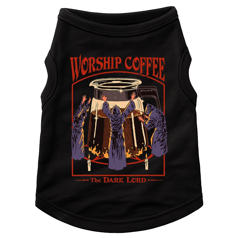 Steven Rhodes Worship Coffee Doggie Tank