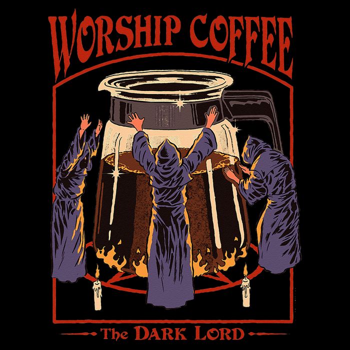 Steven Rhodes Worship Coffee Tall T-Shirt
