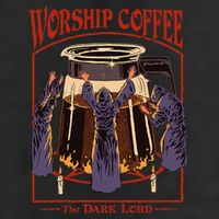 Steven Rhodes Worship Coffee Adult Drive Performance Visor