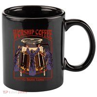 Steven Rhodes Worship Coffee 11oz C Handle Ceramic Mug