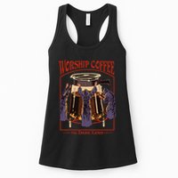 Steven Rhodes Worship Coffee Womens Tank Top