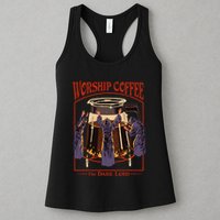 Steven Rhodes Worship Coffee Womens Tank Top