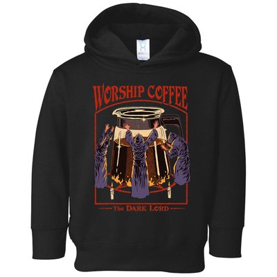 Steven Rhodes Worship Coffee Toddler Hoodie