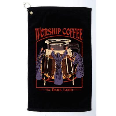Steven Rhodes Worship Coffee Golf Towel