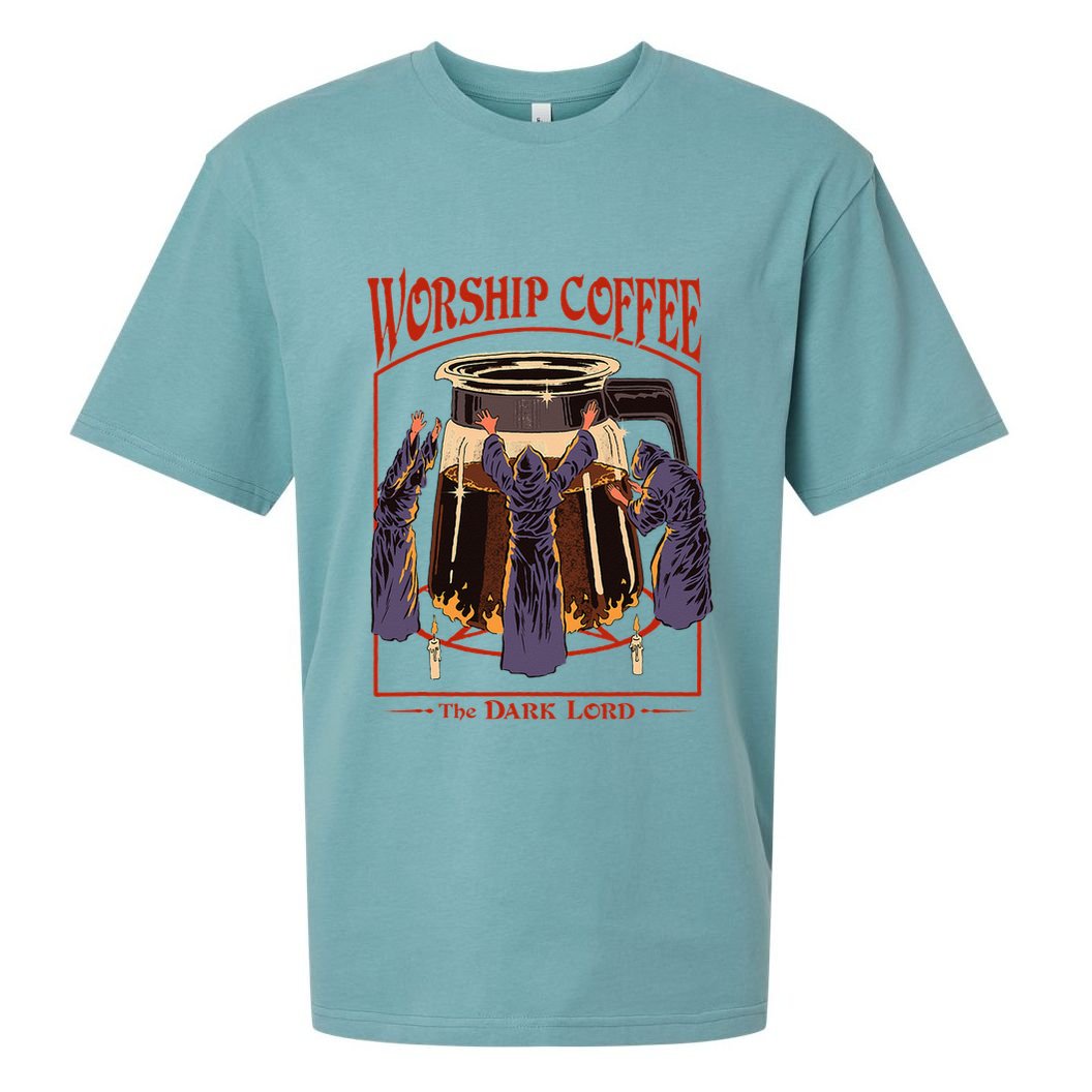 Steven Rhodes Worship Coffee Sueded Cloud Jersey T-Shirt