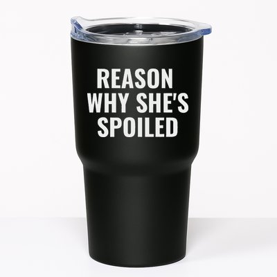 Spoiled Reason Why SheS Spoiled Funny Matching Couples Tumbler