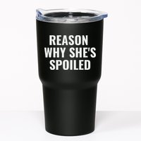 Spoiled Reason Why SheS Spoiled Funny Matching Couples Tumbler