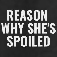 Spoiled Reason Why SheS Spoiled Funny Matching Couples 25L Jumbo Tote