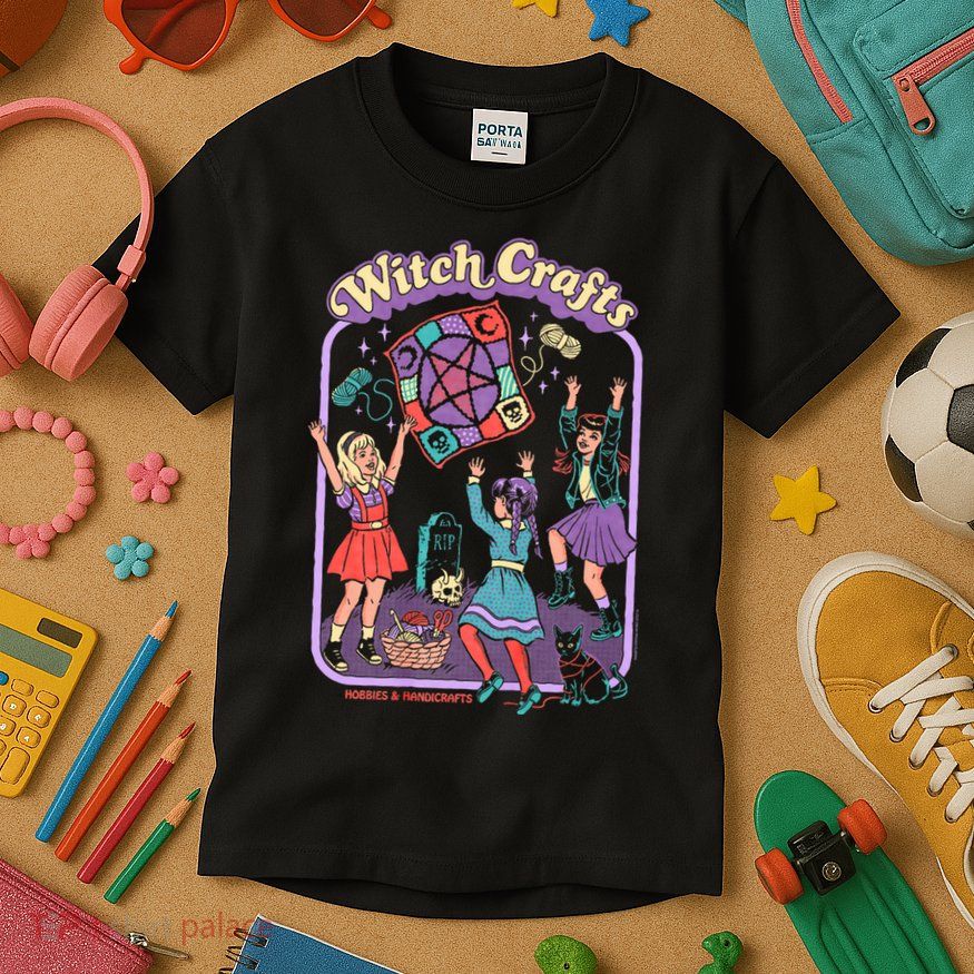 Steven Rhodes Witch Crafts Hobbies & Handicrafts Dark Humor Kids T-Shirt