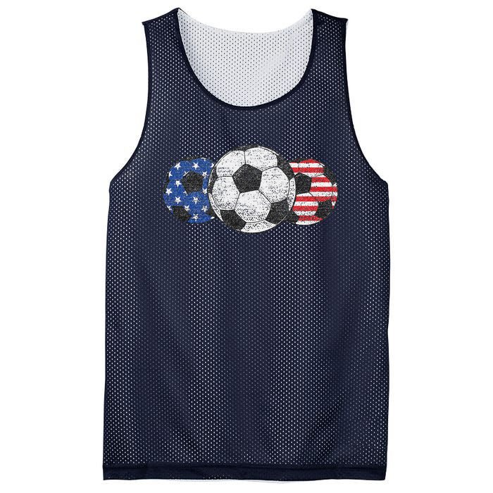 Soccer Red White Blue American Flag 4th Of July Mesh Reversible Basketball Jersey Tank