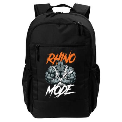 Strong Rhino With Big Biceps Rhino Mode For Gym Lover Daily Commute Backpack