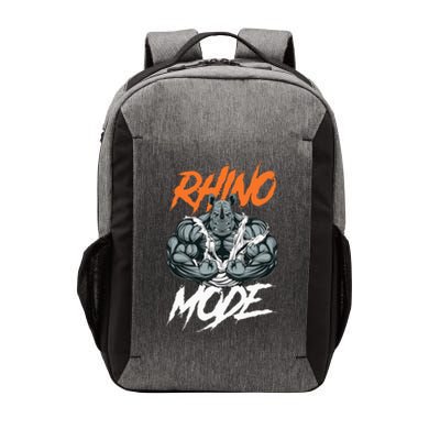 Strong Rhino With Big Biceps Rhino Mode For Gym Lover Vector Backpack