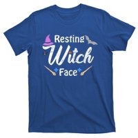 S Resting Witch Face Broomstick Cute Spooky Party Gift T-Shirt