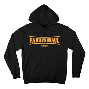 Stefan Raab Wearing Pa Aufs Maul Hoodie