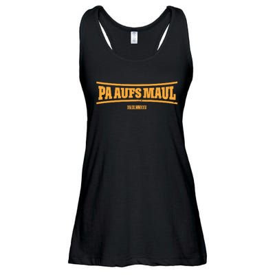 Stefan Raab Wearing Pa Aufs Maul Ladies Essential Flowy Tank