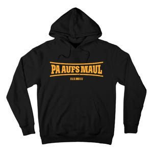 Stefan Raab Wearing Pa Aufs Maul Tall Hoodie