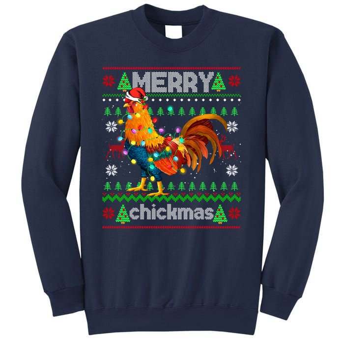 Santa Rooster Xmas Sweatshirt