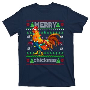 Santa Rooster Xmas T-Shirt