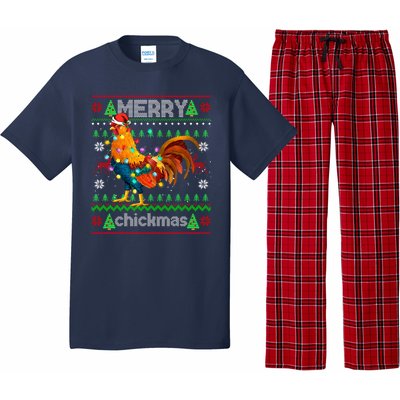 Santa Rooster Xmas Pajama Set