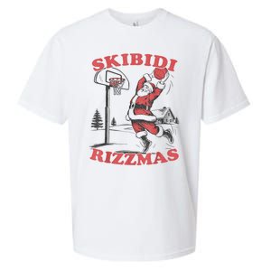 S.K.I.B.I.D.I Riz Zmas Christmas Riz Z Santa Claus Basketball Sueded Cloud Jersey T-Shirt