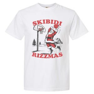 S.K.I.B.I.D.I Riz Zmas Christmas Riz Z Santa Claus Basketball Garment-Dyed Heavyweight T-Shirt