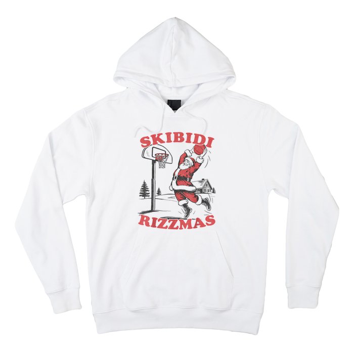 S.K.I.B.I.D.I Riz Zmas Christmas Riz Z Santa Claus Basketball Hoodie