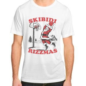 S.K.I.B.I.D.I Riz Zmas Christmas Riz Z Santa Claus Basketball Adult ChromaSoft Performance T-Shirt