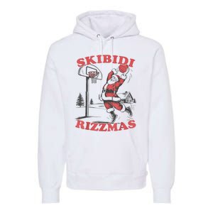 S.K.I.B.I.D.I Riz Zmas Christmas Riz Z Santa Claus Basketball Premium Hoodie