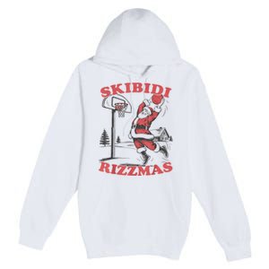 S.K.I.B.I.D.I Riz Zmas Christmas Riz Z Santa Claus Basketball Premium Pullover Hoodie