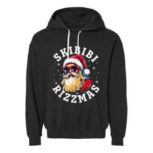 S.K.I.B.I.D.I Riz Zmas Christmas Riz Z Santa Claus Charisma B.O.Y.S M.E.N Garment-Dyed Fleece Hoodie