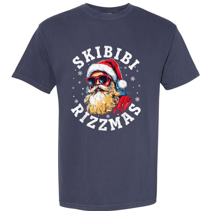 S.K.I.B.I.D.I Riz Zmas Christmas Riz Z Santa Claus Charisma B.O.Y.S M.E.N Garment-Dyed Heavyweight T-Shirt