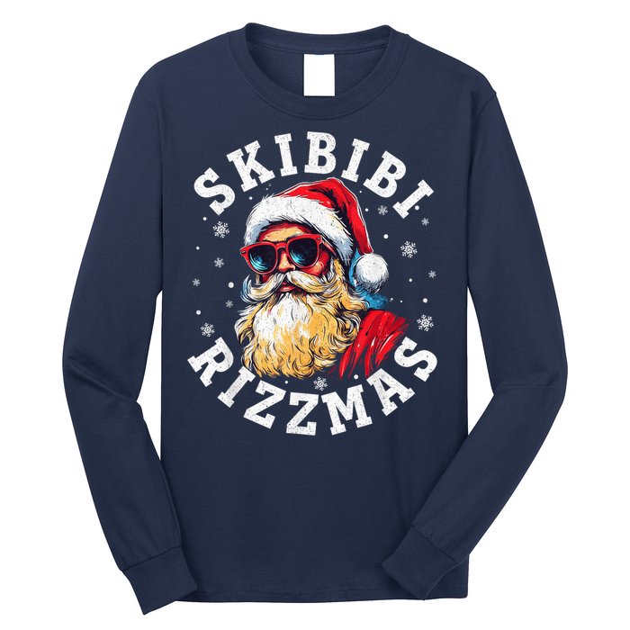 S.K.I.B.I.D.I Riz Zmas Christmas Riz Z Santa Claus Charisma B.O.Y.S M.E.N Long Sleeve Shirt