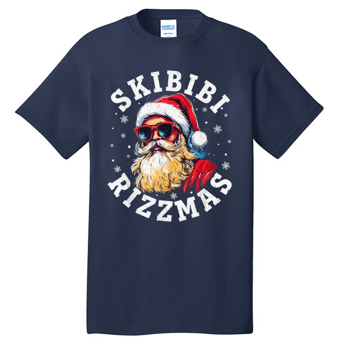 S.K.I.B.I.D.I Riz Zmas Christmas Riz Z Santa Claus Charisma B.O.Y.S M.E.N Tall T-Shirt