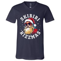 S.K.I.B.I.D.I Riz Zmas Christmas Riz Z Santa Claus Charisma B.O.Y.S M.E.N V-Neck T-Shirt