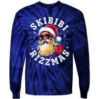 S.K.I.B.I.D.I Riz Zmas Christmas Riz Z Santa Claus Charisma B.O.Y.S M.E.N Tie-Dye Long Sleeve Shirt