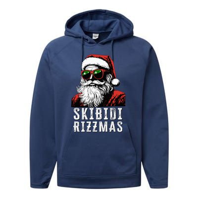 S.K.I.B.I.D.I Riz Zmas Christmas Riz Z Santa Claus Charisma K.I.D. Cool Performance Fleece Hoodie